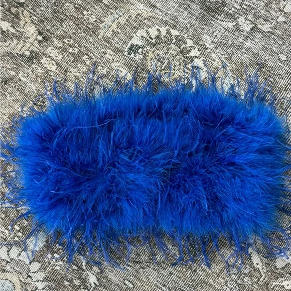 LAMARQUE Zaina Feather Bustier Top Large - Picture 12 of 12